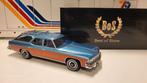 BoS Buick Estate Wagon Woody Mettalic Blue / Wood optic, Hobby en Vrije tijd, Modelauto's | 1:18, Overige merken, Auto, Nieuw