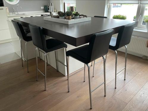 Kookeiland + bar en barkrukken, Huis en Inrichting, Keuken | Complete keukens, Zo goed als nieuw, Overige typen, Wit, Composiet