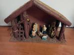 Kerststal met stenen beelden, Diversen, Kerst, Ophalen of Verzenden, Zo goed als nieuw