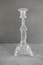 Art Deco kandelaar Val Saint Lambert man met heilig hart, Antiek en Kunst, Verzenden, Glas