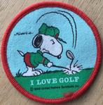 Stoffen Snoopy applicatie / patch ‘I love golf’ - NIEUW, Ophalen of Verzenden, Snoopy, Nieuw