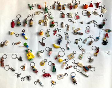 Meer dan 80 vintage sleutelhangers, jaren 60