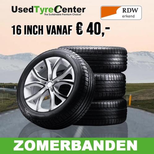 Te koop 16" zomerbanden + Balanceren vanaf € 40,-, Auto-onderdelen, Banden en Velgen, Band(en), Zomerbanden, 16 inch, 205 mm, Personenwagen