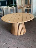 Gloednieuwe tuintafel. Rond 1.20 , hoog 74,5. Teakhout., Tuin en Terras, Tuintafels, Ophalen, Nieuw, Rond, Teakhout