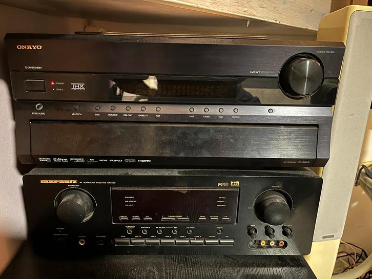 Krachtige 5.1.2 Surround Set: Onkyo, Marantz, Yamaha, Bose, Audio, Tv en Foto, Luidsprekers, Gebruikt, Complete surroundset, 120 watt of meer