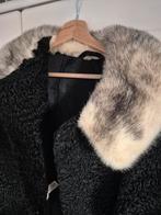 Vintage Echte Bontmantel - Perfecte Staat, Kleding | Dames, Maat 38/40 (M), Zwart, Ophalen of Verzenden, Zo goed als nieuw
