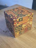 Vintage opbergdoos – oude glorie met sterren, vlaggen & zeil, Ophalen of Verzenden, Zo goed als nieuw