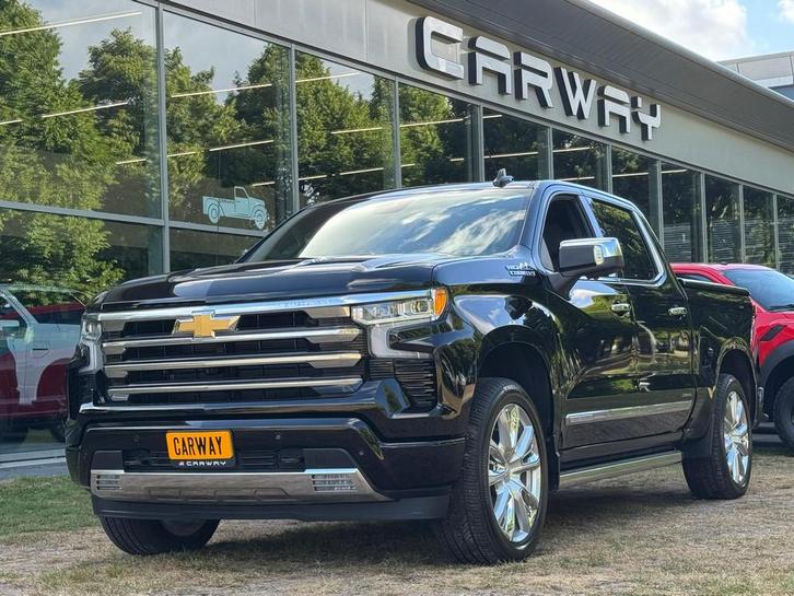 Chevrolet Silverado 6.2 V8 High Country BPM-VRIJ LPG deksel, Auto's, Chevrolet, Bedrijf, Te koop, Silverado, 4x4, ABS, Achteruitrijcamera