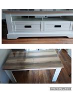 Eettafel en Salontafel Landelijk, Huis en Inrichting, Ophalen of Verzenden