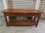 Teak Sidetable OPRUIMING, Huis en Inrichting, Ophalen, TEAK, 100 tot 150 cm, Teakhout