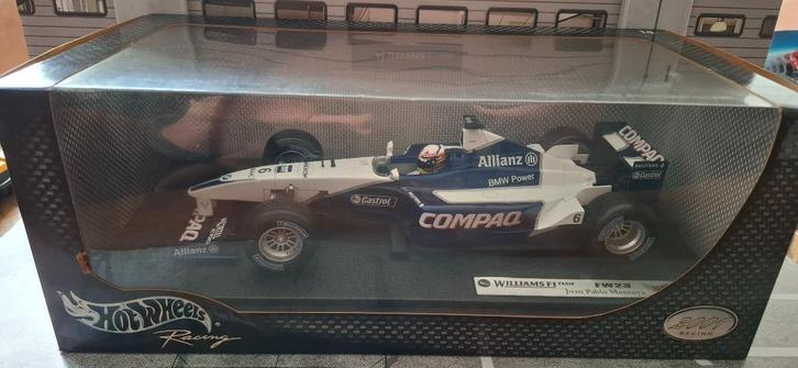 1.18 williams f1 fw23 juan pablo motoya, Hobby en Vrije tijd, Modelauto's | 1:18, Zo goed als nieuw, Auto, Hot Wheels, Ophalen of Verzenden