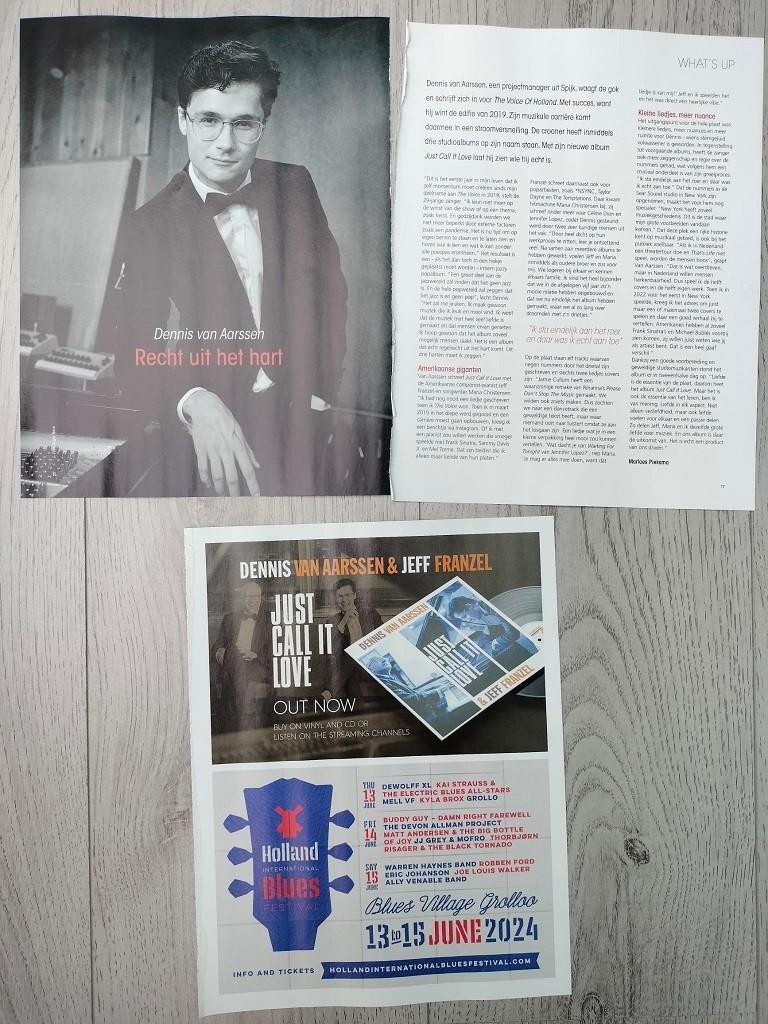 Tijdschrift artikel Dennis van Aarssen Jazzism magazine 2024, Ophalen of Verzenden, Nieuw, Boek, Tijdschrift of Artikel