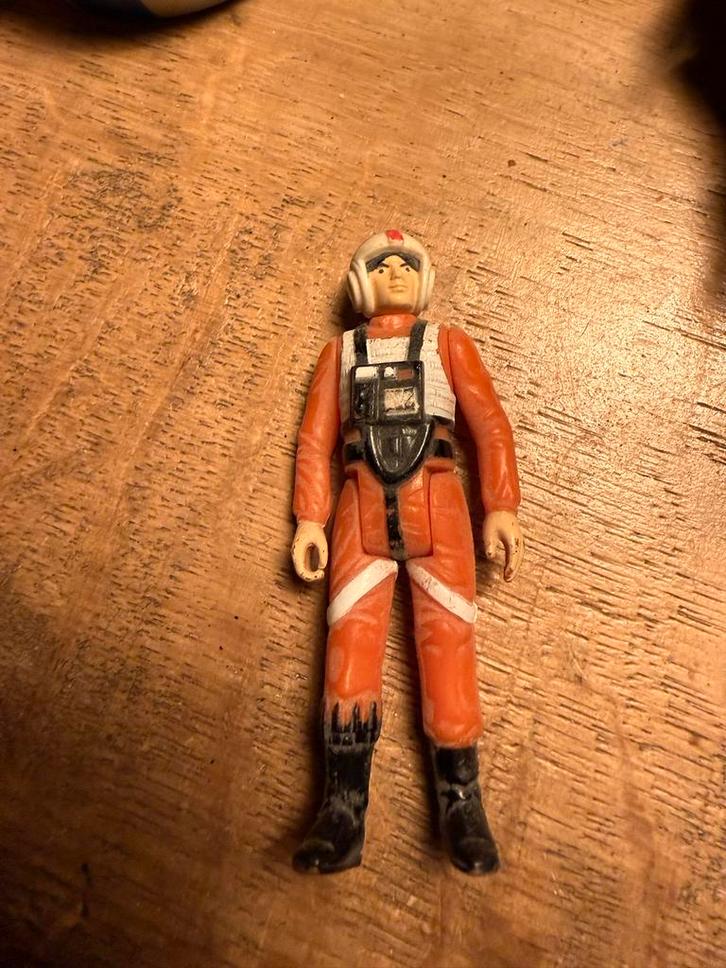Vintage Luke Skywalker X-Wing Actiefiguur, Kinderen en Baby's, Speelgoed | Actiefiguren, Gebruikt, Ophalen of Verzenden
