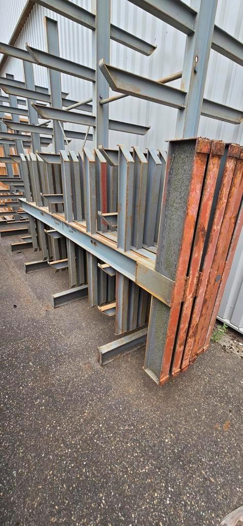 Draagarmstelling 2x6 staanders vaste armen. Sterke stelling., Zakelijke goederen, Kantoor en Winkelinrichting | Magazijn, Stelling en Opslag