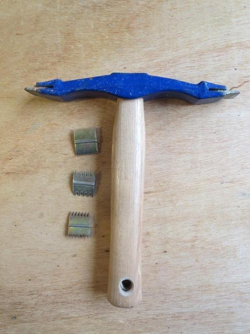 Tandijzer hamer 2 zijdig met 3 reserve inzetstukken, nieuw, Doe-het-zelf en Verbouw, Gereedschap | Handgereedschap, Nieuw, Ophalen of Verzenden