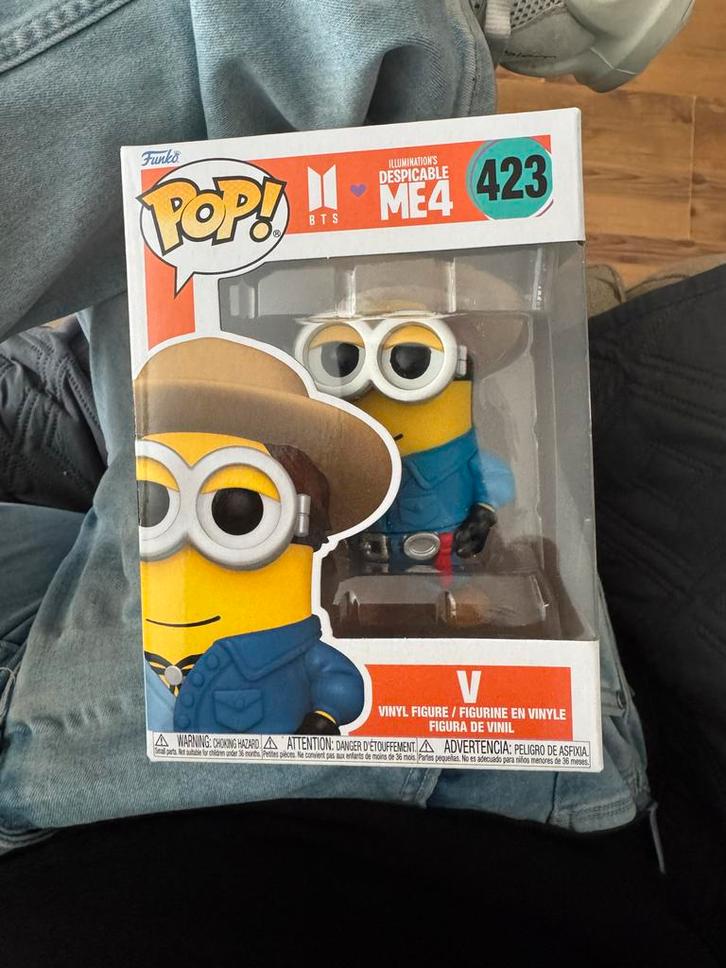 Funko Pop! Minion V #423 - Despicable Me 4, Verzamelen, Poppetjes en Figuurtjes, Zo goed als nieuw, Ophalen of Verzenden