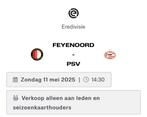 Feyenoord Psv Tickets naast elkaar, Tickets en Kaartjes, Twee personen