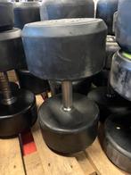1 x 38 kg rubberen dumbell gewicht, Dumbbell, Gebruikt, 1 x 38 kg, Rubberen