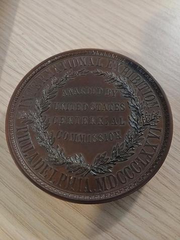 Medal Centennial Exhibition US 1876 beschikbaar voor biedingen