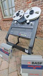 Fostex G24S bandopnemer+10 tapes (1"), topstaat!, Ophalen, Bandrecorder, Met banden