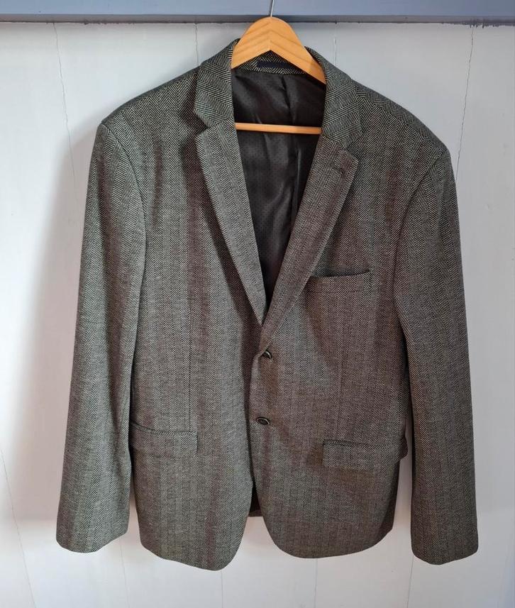 Donkergrijze "LIV" heren blazer/colbert. Mt.XL. Als nieuw!, Kleding | Heren, Kostuums en Colberts, Zo goed als nieuw, Maat 56/58 (XL)