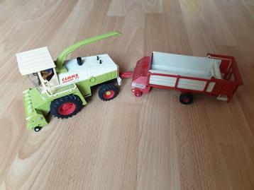 Claas Jaguar 690 met aanhanger beschikbaar voor biedingen