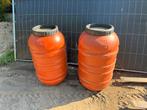 Regenton te koop nog één te koop, Tuin en Terras, Regentonnen, 150 liter of meer, Ophalen, Gebruikt, Kunststof