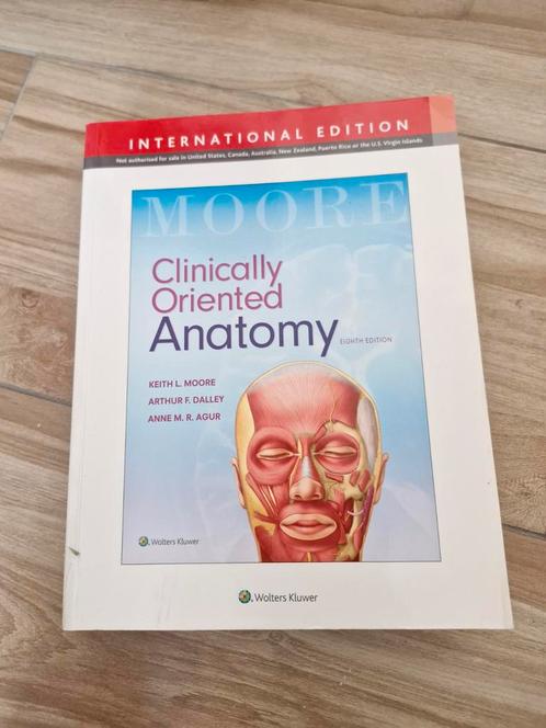 Clinically Oriented Anatomy - Studieboek Geneeskunde, Boeken, Studieboeken en Cursussen, Zo goed als nieuw, WO, Beta, Ophalen of Verzenden