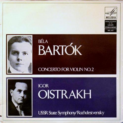 Bartok Igor Oistrakh Rozhdestvensky–Concerto For Violin No2, Cd's en Dvd's, Vinyl | Klassiek, Zo goed als nieuw, Orkest of Ballet