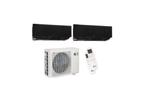 AIRCO AC1 DUO "JP-Black+" 5.0kW Buitenunit + 2x 3.5kW + WIFI, Verwarmen, Nieuw, Ophalen of Verzenden, Afstandsbediening