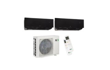 AIRCO AC1 DUO "JP-Black+" 5.0kW Buitenunit + 2x 3.5kW + WIFI beschikbaar voor biedingen