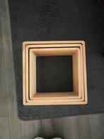 Muurkubussen - Set van 3, Huis en Inrichting, Minder dan 50 cm, Gebruikt, Ophalen of Verzenden, Minder dan 50 cm