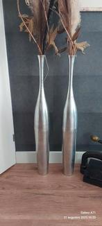 Zilveren Vazen, Huis en Inrichting, Ophalen of Verzenden, Gebruikt, Overige kleuren, 75 cm of meer