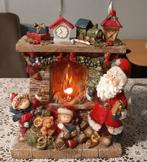 Kerst open haard met sfeervol vuur. (Op stroom), Ophalen of Verzenden, Zo goed als nieuw