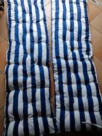2 Lounch Kussens - Blauw/Wit Gestreept, Ophalen, Zo goed als nieuw, Overige materialen