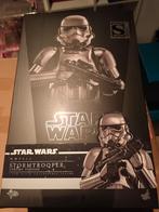 Hot Toys/Sideshow Exclusive Silver Chrome Stormtrooper, Ophalen of Verzenden, Zo goed als nieuw, Actiefiguurtje