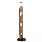 Light & Living vloerlamp Ø35x137-144 cm KARLOVO hout, Ophalen, Zo goed als nieuw, Hout, 150 tot 200 cm