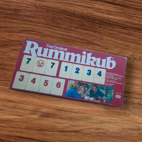 Ouderwetse rummikub, Hobby en Vrije tijd, Gezelschapsspellen | Bordspellen, Gebruikt, Ophalen of Verzenden