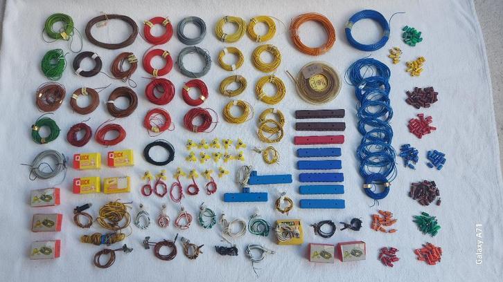 Snoer stekkers lampjes voor binnenverlichting, Hobby en Vrije tijd, Modeltreinen | H0, Gebruikt, Natuur, Gelijkstroom of Wisselstroom