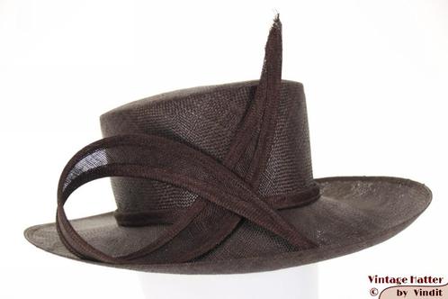 Dameshoed Whiteley bruin sisal sinamay 57 nieuw prinsjesdag, Kleding | Dames, Hoeden en Petten, Nieuw, Hoed, 56 of 57 cm (M, 7 of 7⅛ inch)