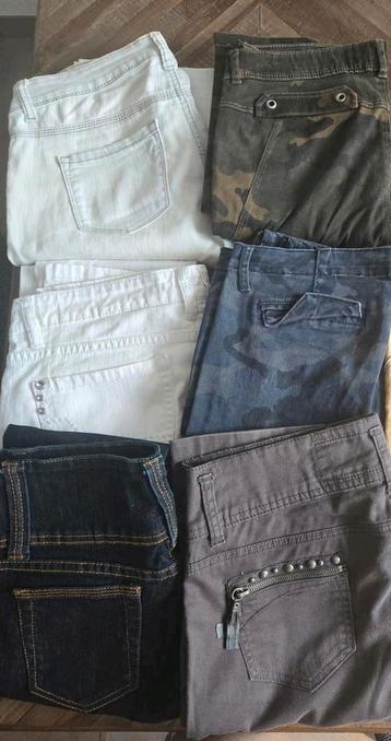 Dames broekpakket, 6 skinny Jeans, diverse, maat M beschikbaar voor biedingen