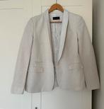 Massimo Dutti creme blazer met zakken en knoopsluiting, Massimo Dutti, Beige, Ophalen of Verzenden, Zo goed als nieuw