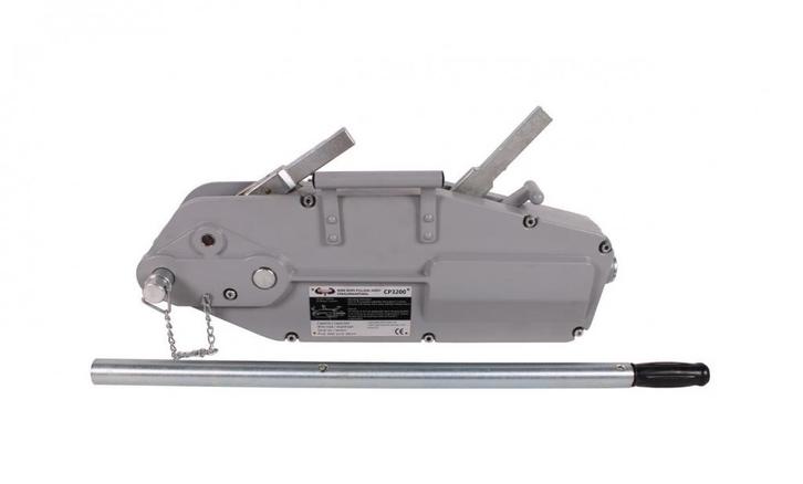 Staaldraadtakel Treklier Tirfor 3200kg met 20m kabel, Doe-het-zelf en Verbouw, Lieren en Takels, Nieuw, Handmatig, Ophalen of Verzenden