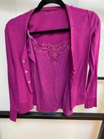 Fuchsia Top + Vest Set - Maat XS, Ophalen of Verzenden, Zo goed als nieuw, Maat 34 (XS) of kleiner, Roze