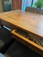Oude Kloostertafel met Lade, Gebruikt, 200 cm of meer, Vijf personen of meer, Rechthoekig
