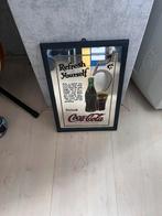 Coca cola reclame spiegel, Ophalen of Verzenden, Rechthoekig, Minder dan 50 cm, Minder dan 100 cm