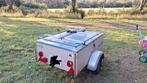 Aanhaken en op vakantie. Fijne bagagewagen met deksel +tent, Ophalen, Gebruikt