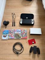 Nintendo switch oled 2, Switch OLED, Met games, Ophalen of Verzenden, Zo goed als nieuw