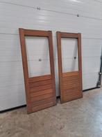 Meranti buiten deuren, Nieuw, Ophalen of Verzenden, 200 tot 215 cm, Glas