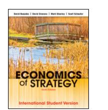 Economics of Strategy -9781118319185, Boeken, Ophalen of Verzenden, Beta, Zo goed als nieuw, WO
